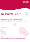 Evaluation of Acas advisory projects: joint problem solving activities and workplace projects