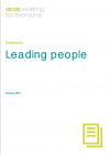 Cover image: 'Leading people'