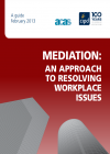 Cover of Acas guide to mediation: an approach to resolving workplace issues